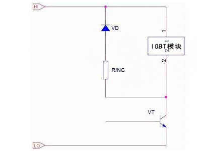 IGBT模塊并聯續(xù)流二極管
