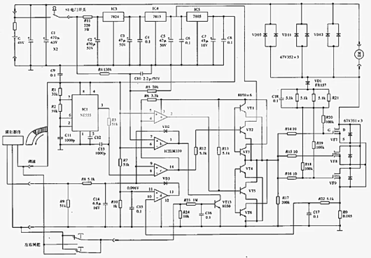 電動(dòng)車(chē)控制器電路圖