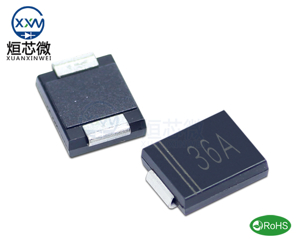 1.5SMC36A參數(shù),TVS二極管1.5SMC36A瞬態(tài)抑制二極管